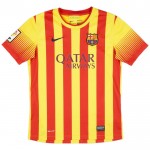 Günstige Fußballtrikots Barcelona 2013-14 Retro Auswärtstrikot Kurzarm Günstige Fußballtrikots Barcelona 2013-14 Retro Auswärtstrikot Kurzarm